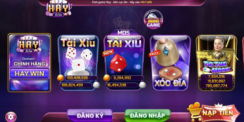 HAYWIN là cổng game chơi cá cược đổi tiền thật mới ra mắt vào năm 2025