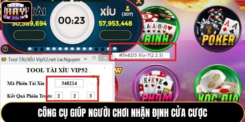 Công cụ giúp người chơi nhận định cửa cược